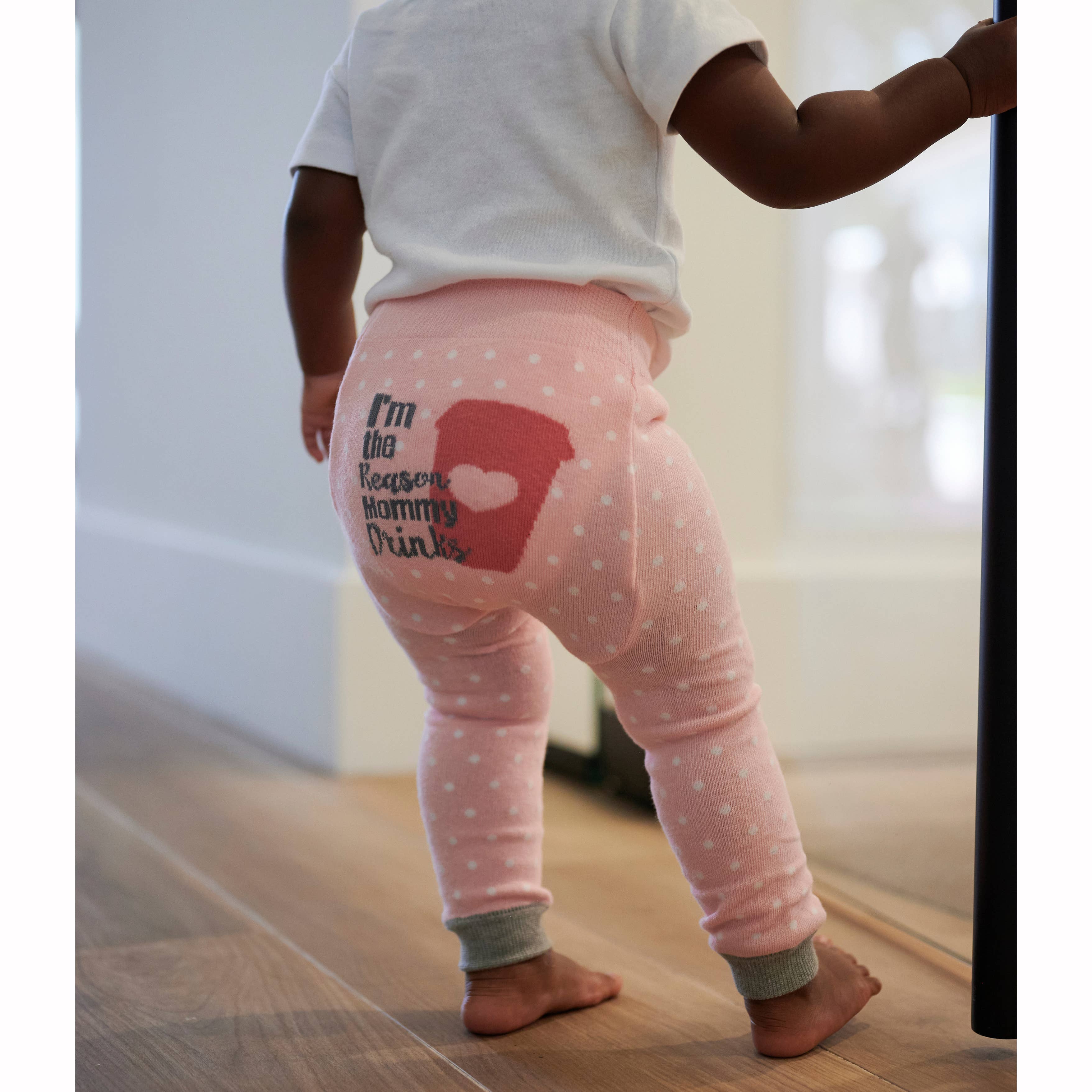 Boogie Toes – Großhandel Hose – Baby – Mommy Drink Coffee - Baby Expression Strumpfhose3