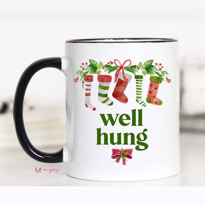 Mugsby - Wholesale Coffee Mug - Well Hung Christmas Mug