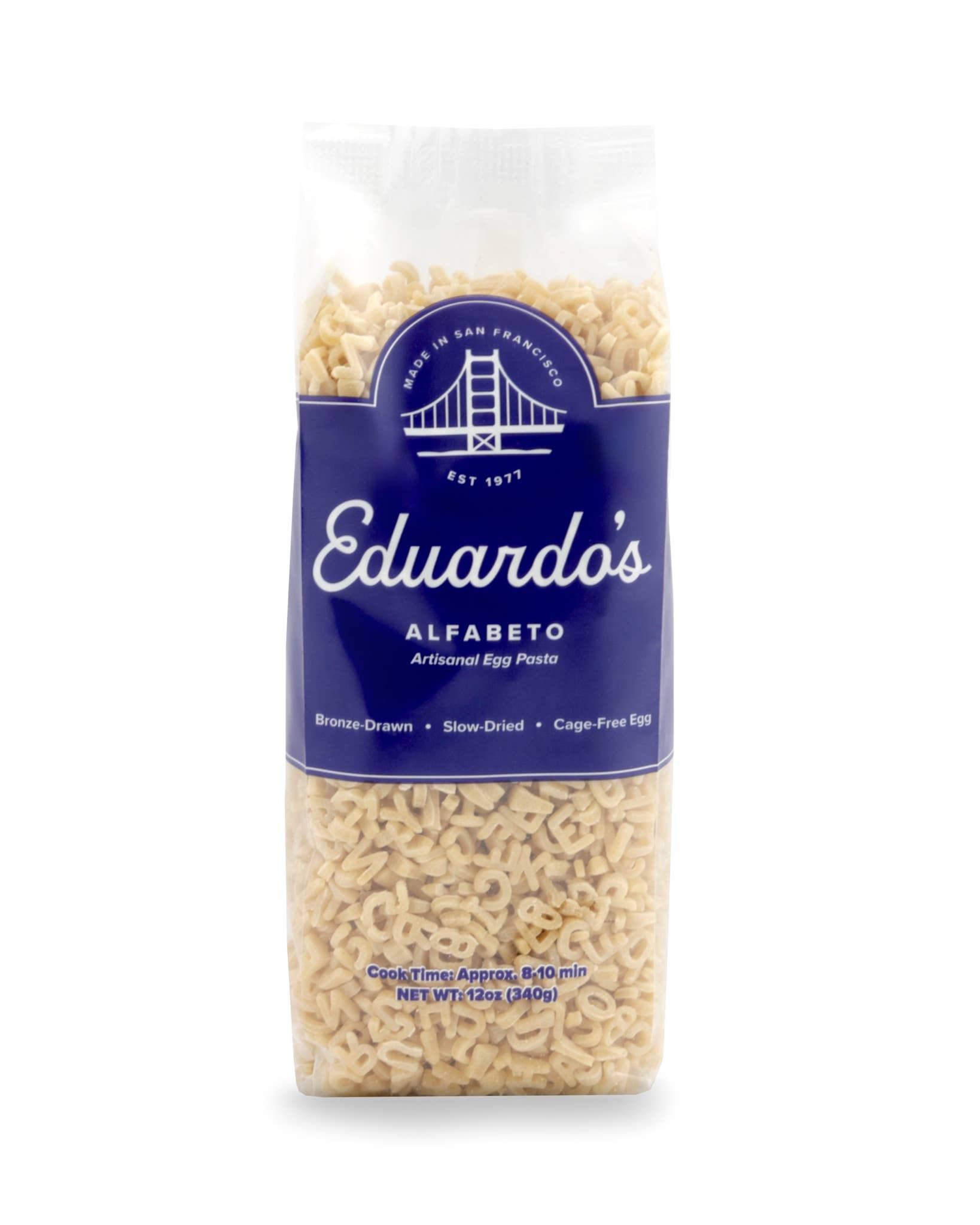 Eduardo's Pasta - Wholesale Pasta - Alfabeto - Artisanal Egg Pasta (12oz)