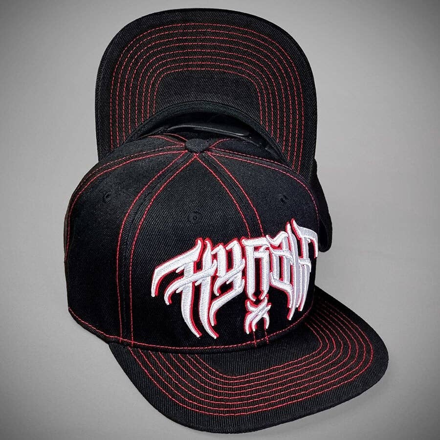 HYRAW - Vente Casquette à visière plate – homme - Casquette snapback BLOOD0