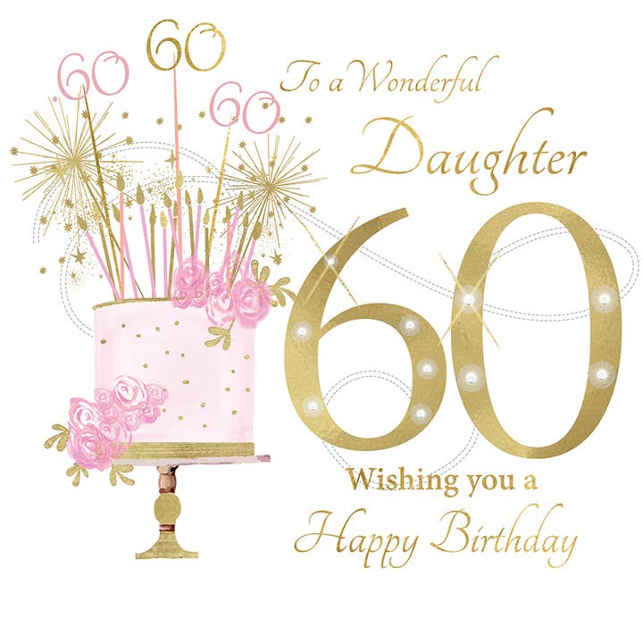 Age 60 Daughter for wholesale by Rush Design Ltd