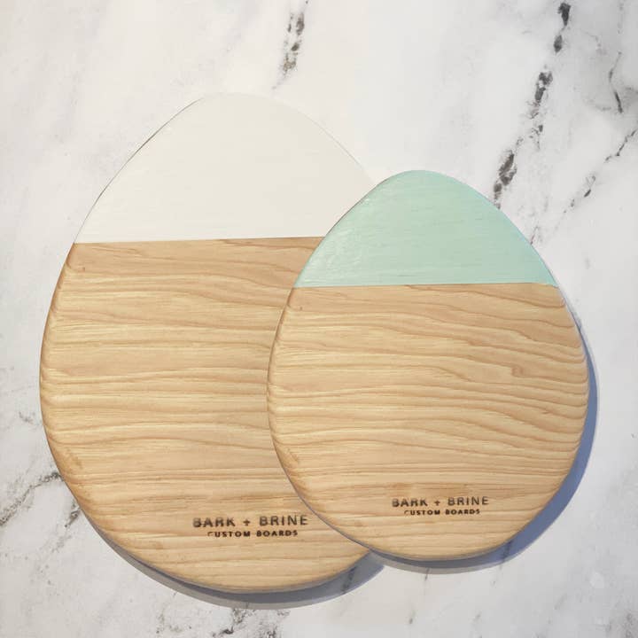Charcuterie Board. - Easter Egg for wholesale by Bark + Brine Custom Boards