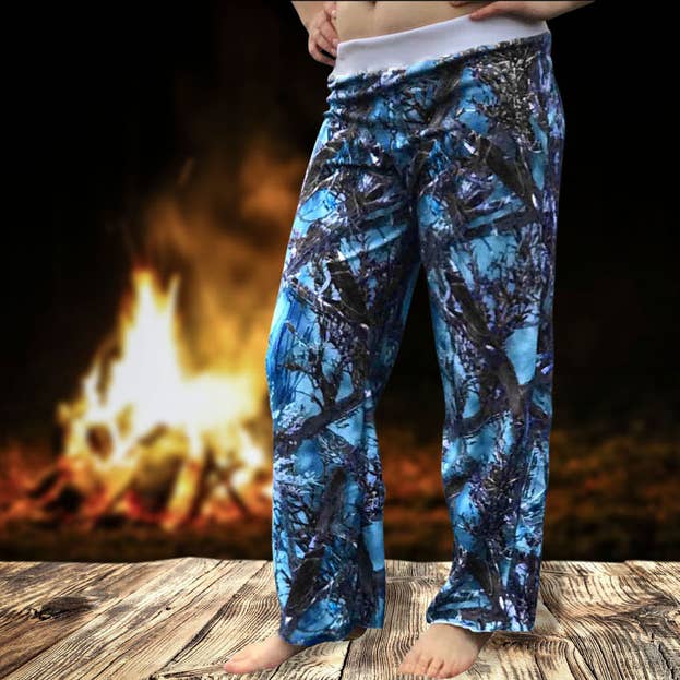 Camouflage Blue Lounge Pant for wholesale by YOU HAD ME AT CAMO