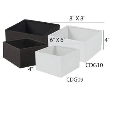 Low Square Cube Planter for wholesale by Galore Home