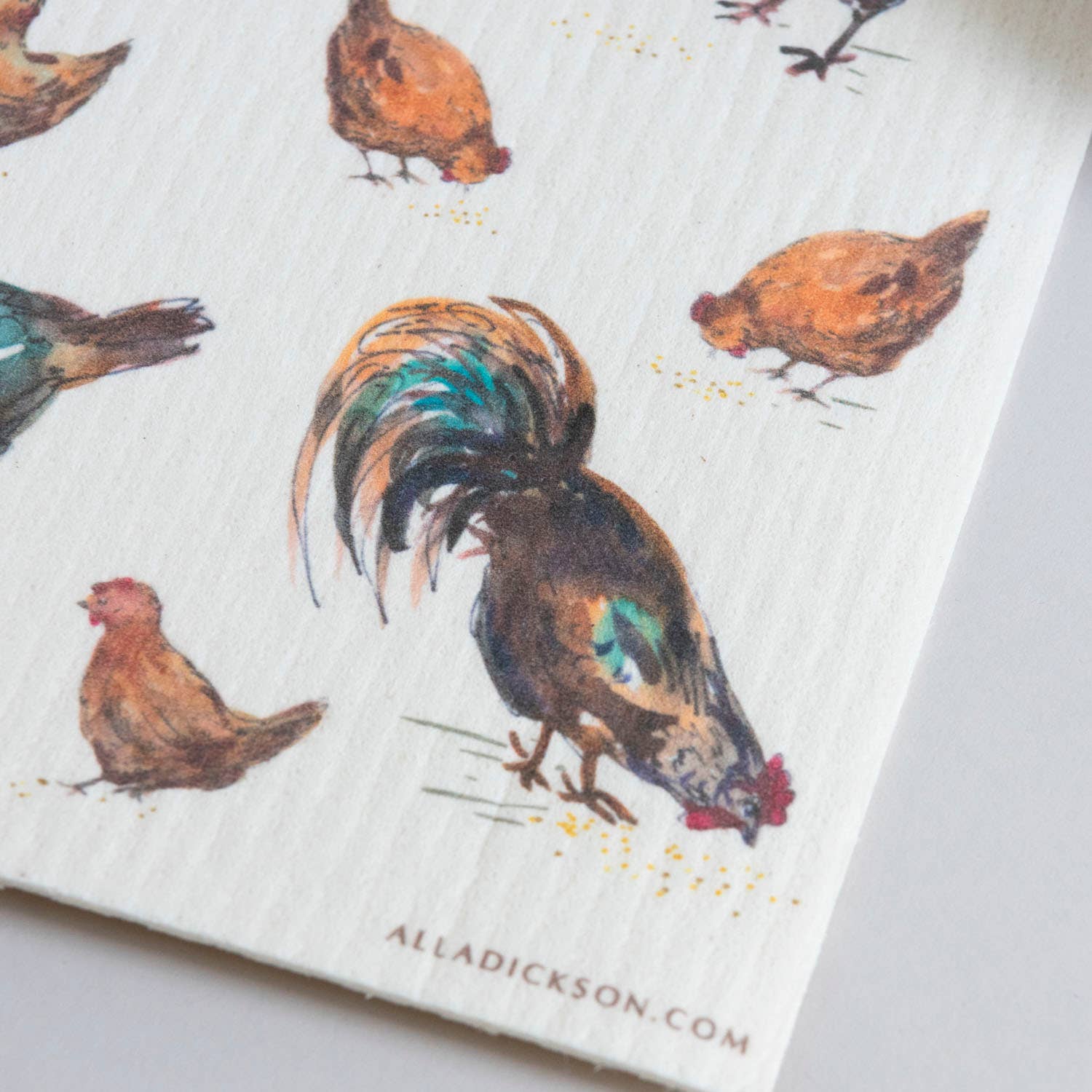 Alla Dickson Art – Großhandel Küchenhandtuch – Hühner Geschirrtuch Bauernhaus Schwedische Geschirrtücher Hütte1