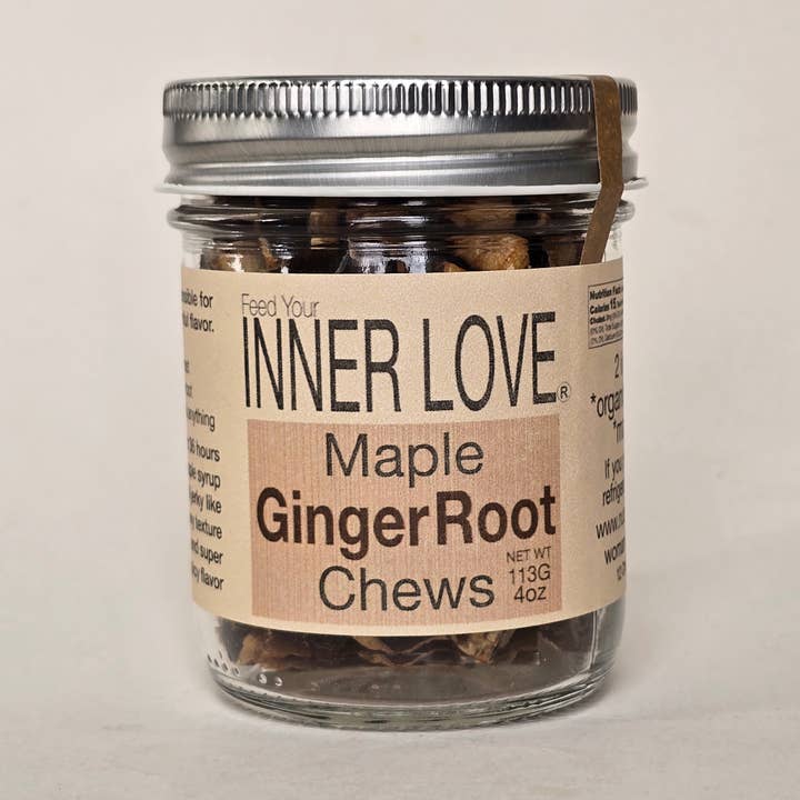 Maple Ginger Root Chews for wholesale by Nuts for INNER LOVE