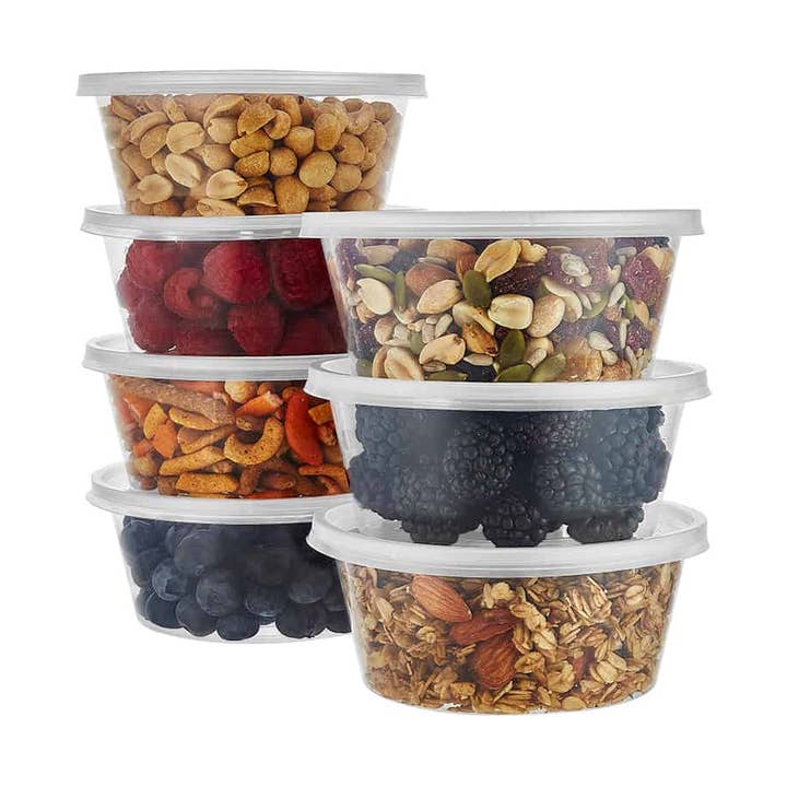 10oz Round Container with Lid - Durable Disposable Food Storage for wholesale by EcoQuality