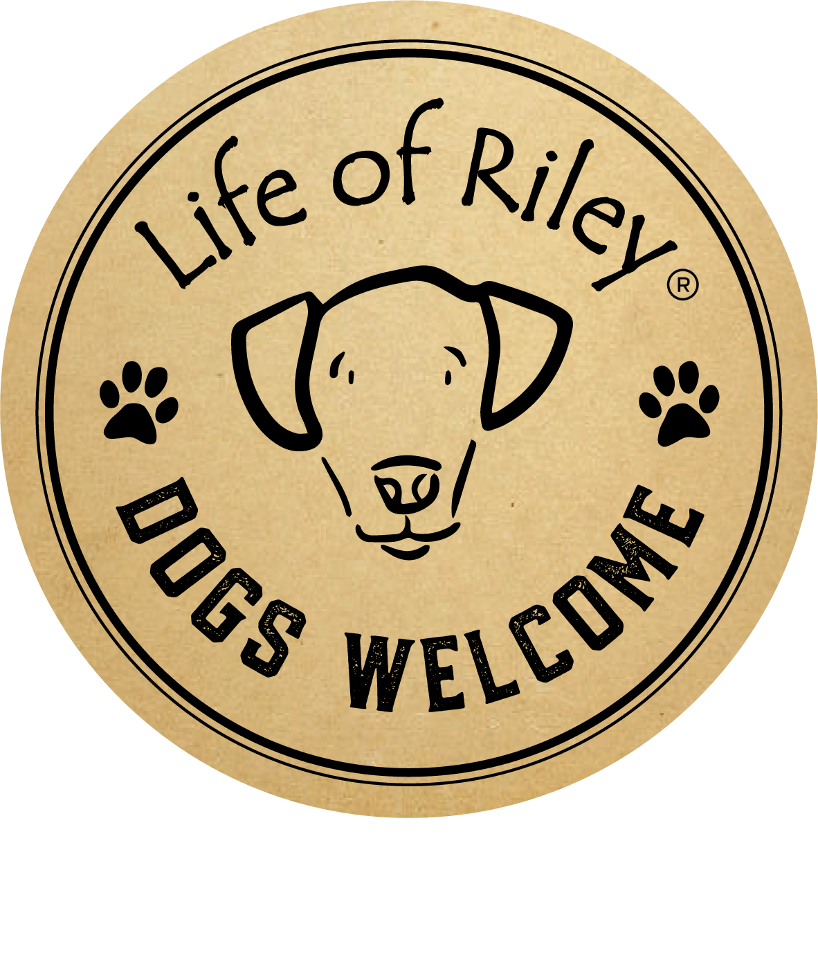 Life Of Riley Bakery Ltd – wholesale Pet treats – Dog – Dogs Welcome Window Sticker0