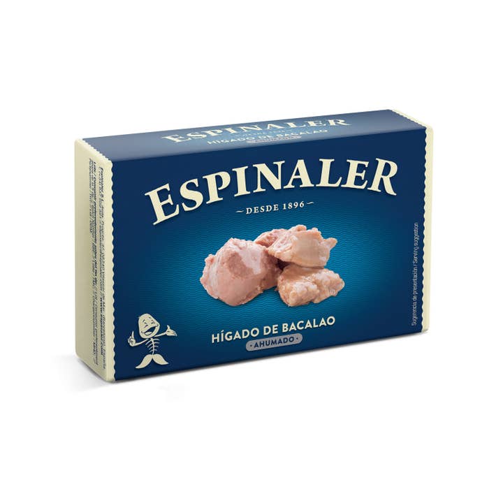ESPINALER 1896 S.L - Vente Poissons en conserve - Foie de morue fumé ESPINALER OL-120