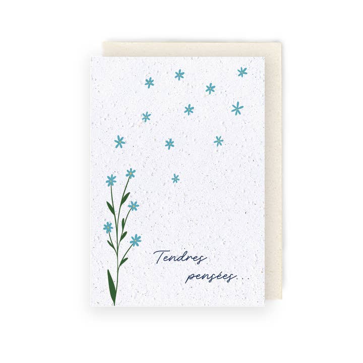 Plant card - Tender thoughts for wholesale by Papier Fleur