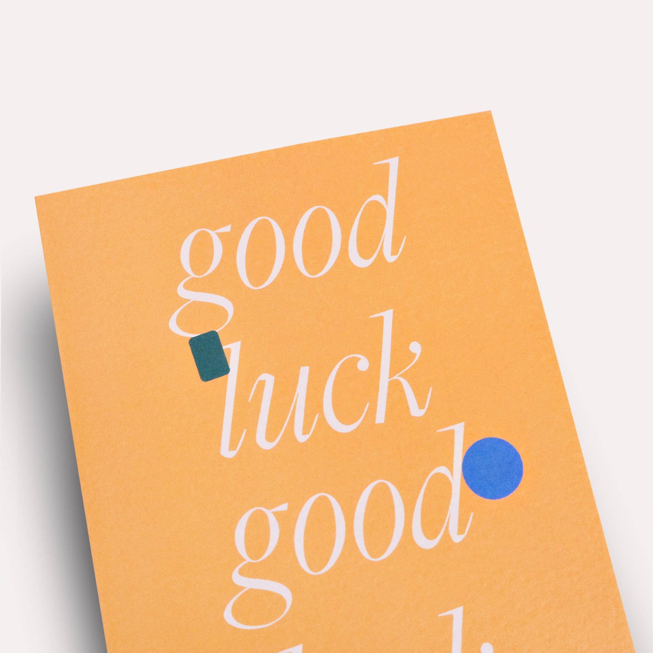 The Completist (No duties on USA orders!) – wholesale Goodbye card – Ellipse Good Luck Card2