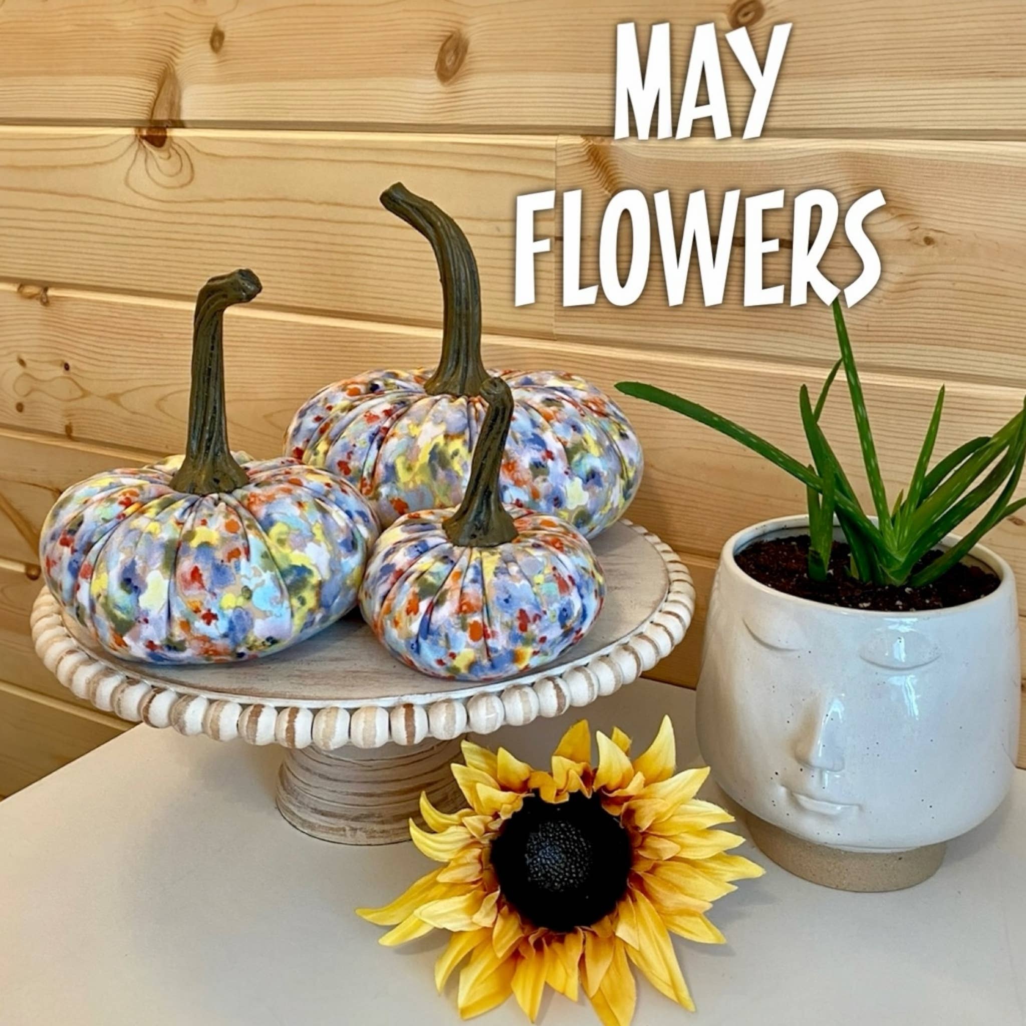 Leanne Bruce Co. - Wholesale Decorative Tabletop Object - Fabric Pumpkin Sets/3 Fall to Summer Home Decor <Limited>6