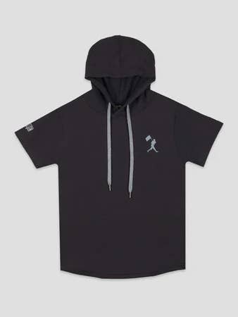 Baseballism - Wholesale Hoodie - Kids - FM Youth Short Sleeve Hoodie (Black)