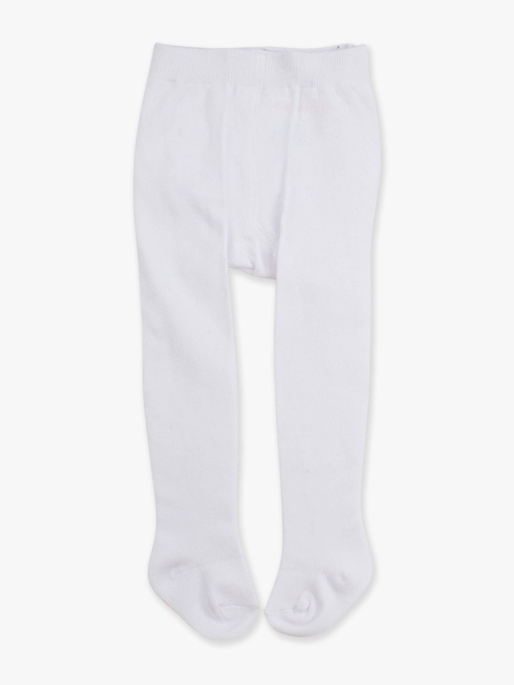 Girls White Footed RuffleButt Tights for wholesale on Faire1