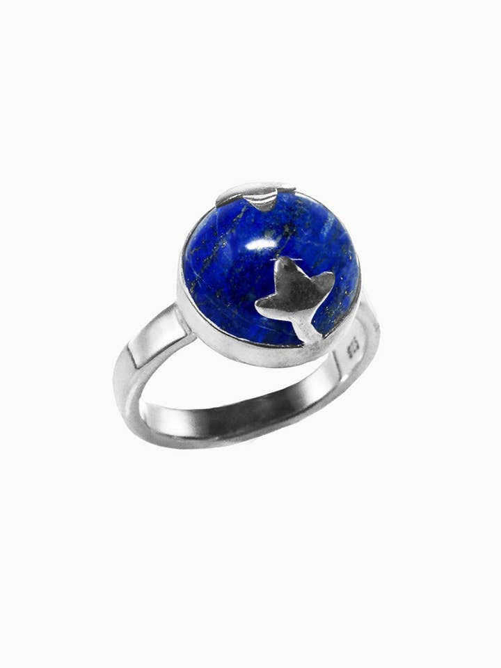 Sivalya Lapis Lazuli Cabochonring - Spellbinder för wholesale av Sivalya