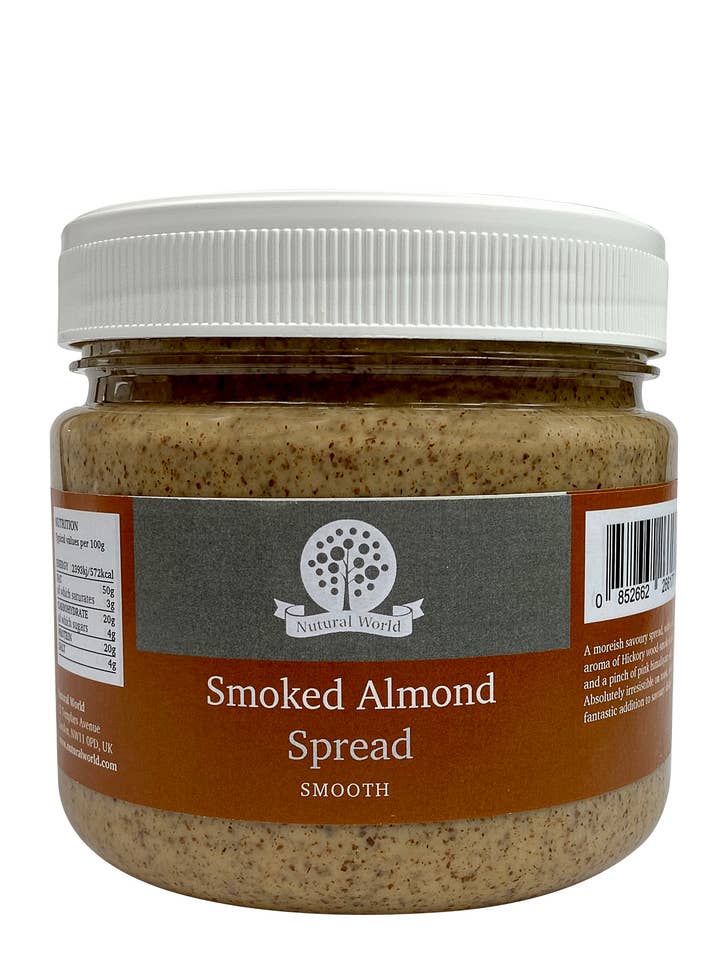 Nutural World – Smoked Almond Spread – Smooth - 1kg for wholesale by Nutural World