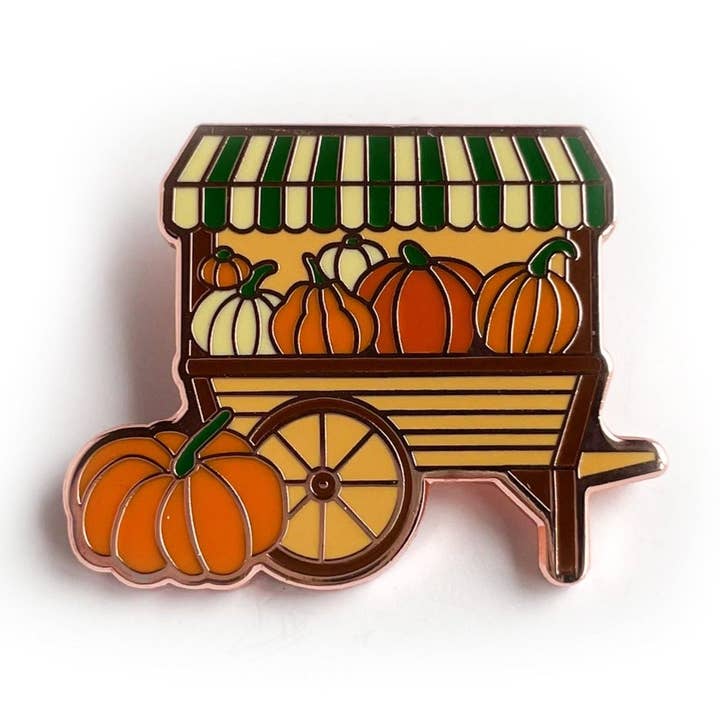 Spilla smaltata con zucca per la vendita all'ingrosso da parte di Kitty With A Cupcake