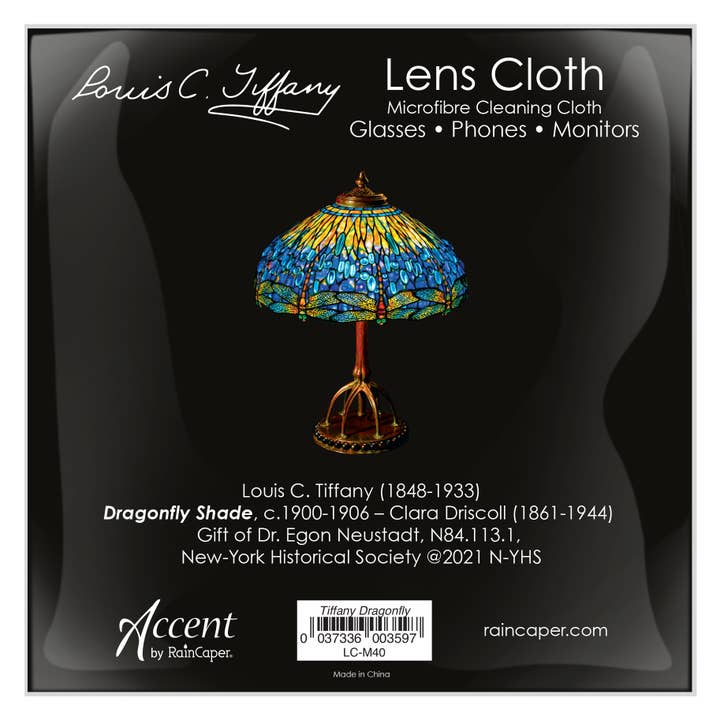 RainCaper - Wholesale Lens Cleaner - Lens Cloth - Tiffany "Dragonfly"
