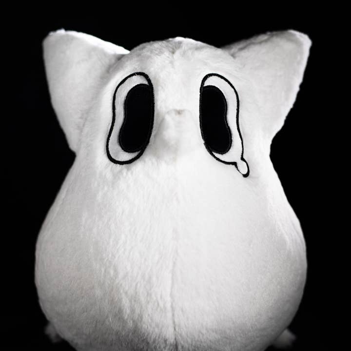 Grande peluche de renard anxieux moelleux pour la vente par Anxiety Fox