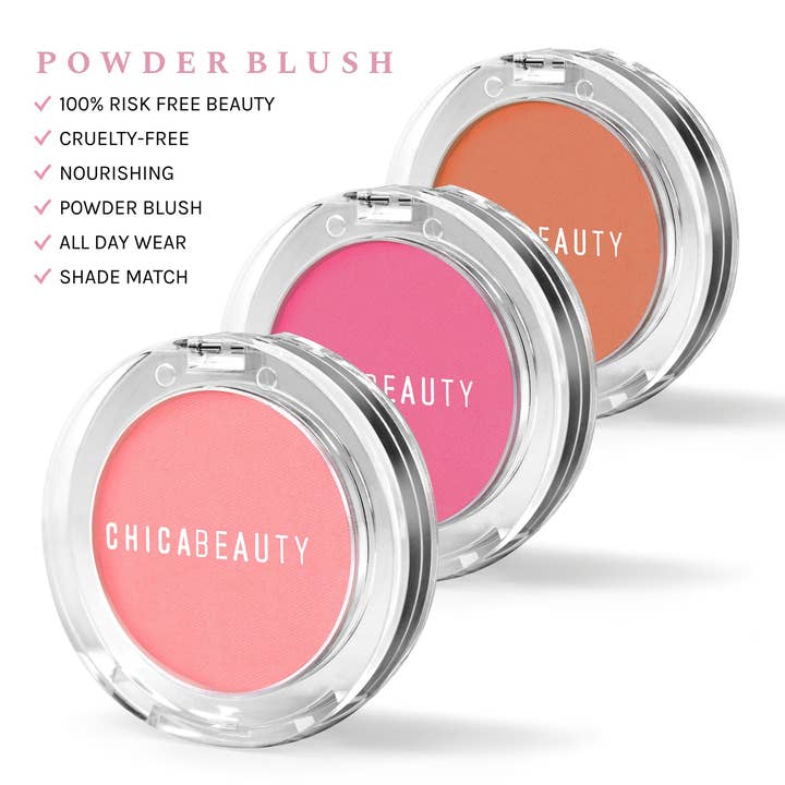 Powder Blush for wholesale by Chica Beauty