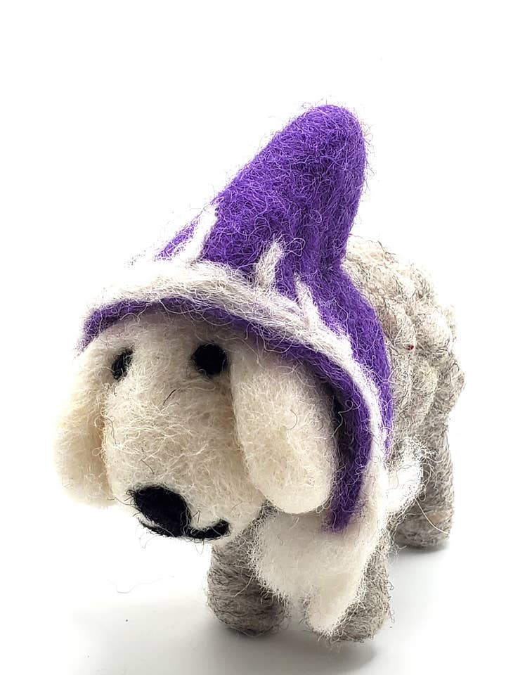 Figurines Népalaises en Feutre : Mouton Sherpa pour la vente par Aitoh Company