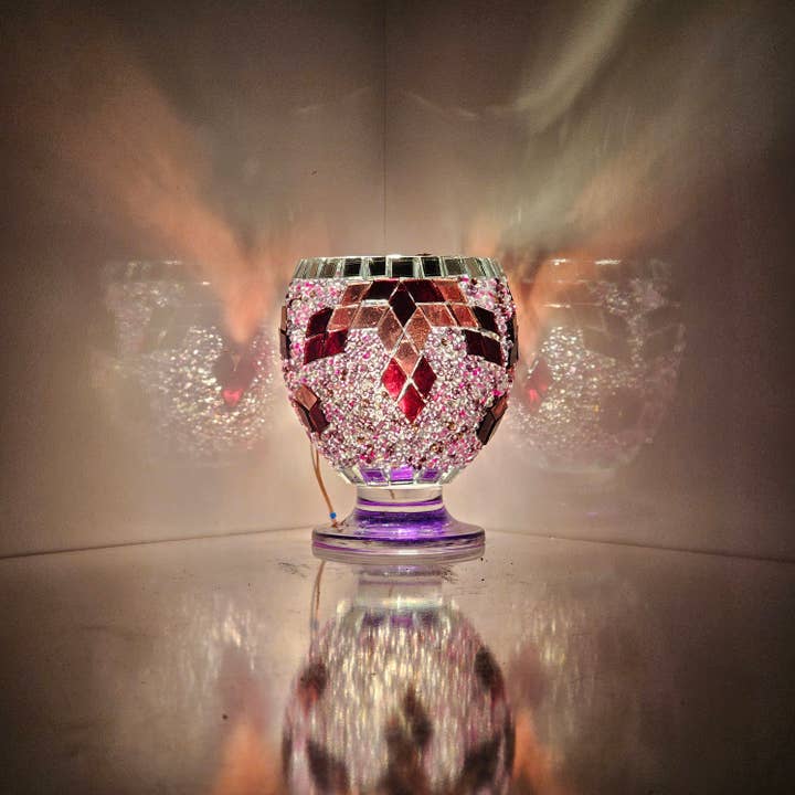 Talavera Florida - Wholesale Candle Holder - Mosaic Turkish Tea Light Candle Holders
