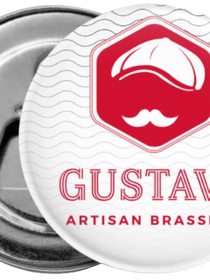 Gustave Rouge flasköppnare för wholesale av LES BIÈRE GUSTAVE