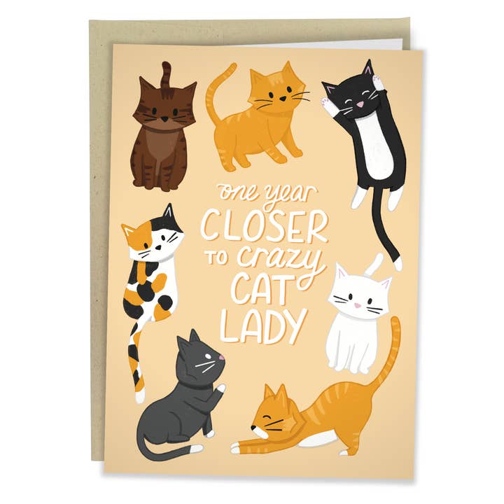 Crazy Cat Lady for wholesale by Sleazy Greetings