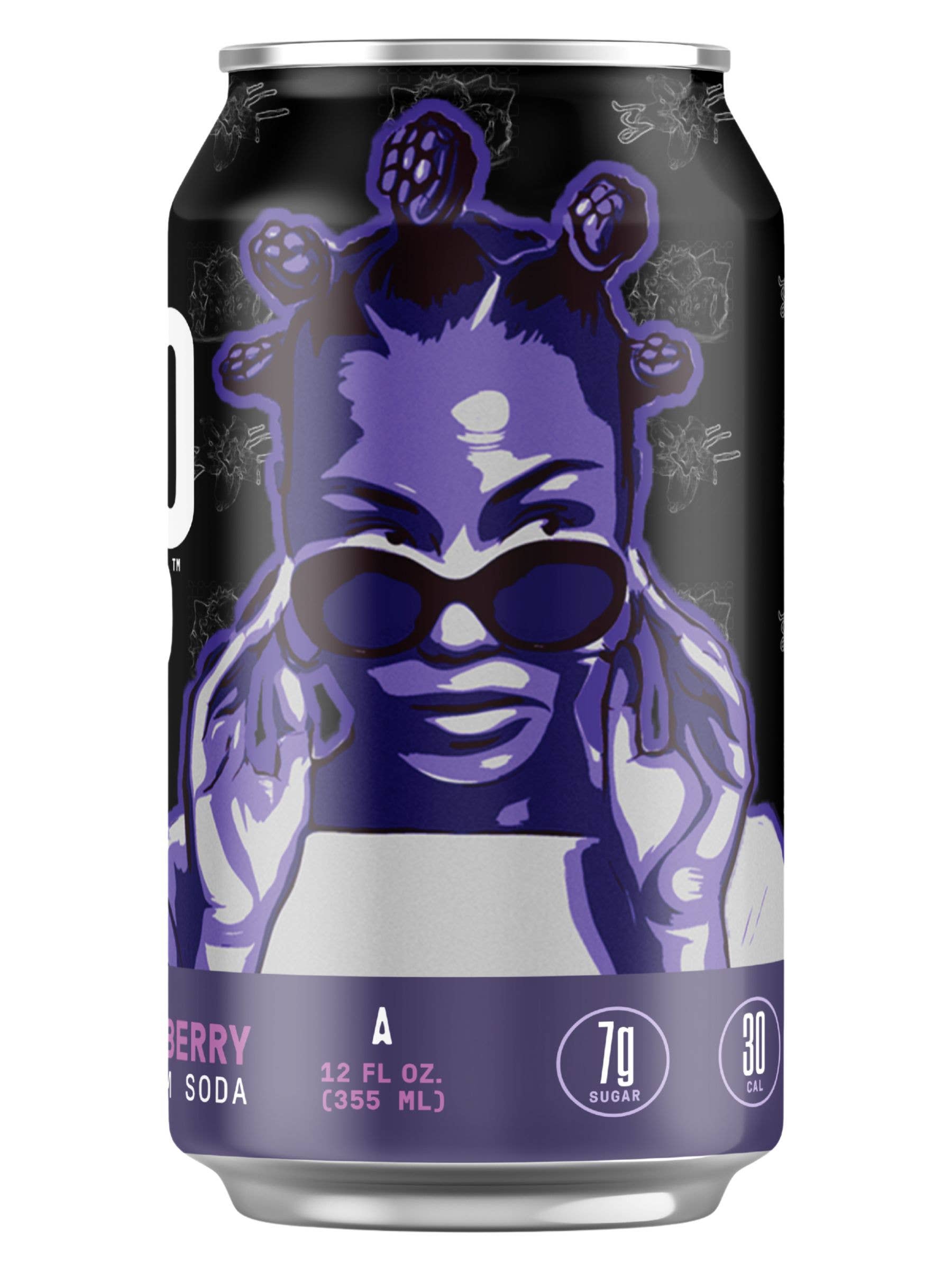 AFROPOP - Wholesale Soda/Carbonated Drink - Blvcker the Berry: Blackberry Cream Soda2
