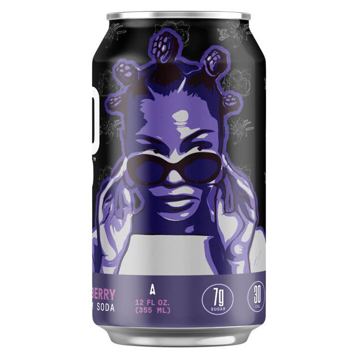 AFROPOP - Wholesale Soda/Carbonated Drink - Blvcker the Berry: Blackberry Cream Soda2