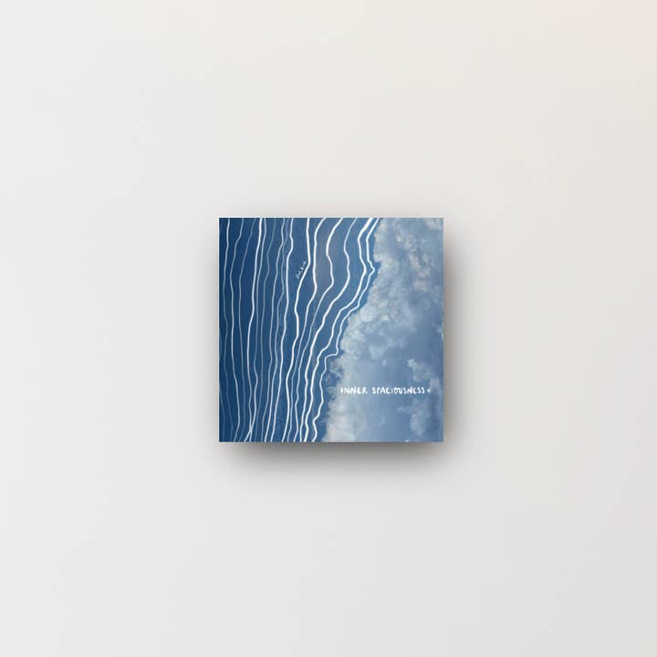 "explore your inner spaciousness" - series: you are home, metal print for wholesale by DOEQUO