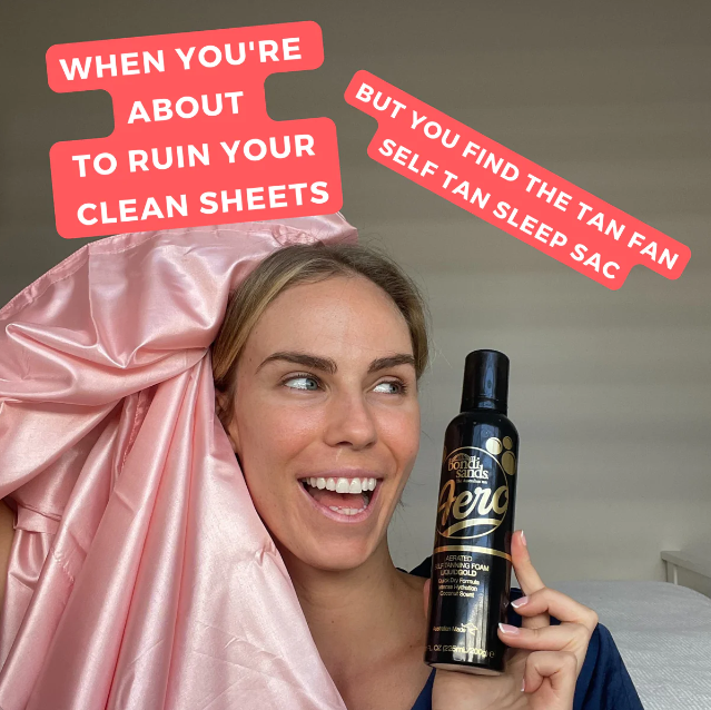 Tan Fan - Vente Sac de couchage – enfant - Sac de Sommeil Autobronzant Rose Bébé2