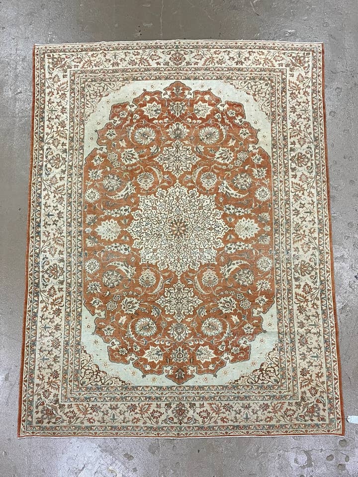 Tapis d'aire persan vintage | 8 x 11,5 pour la vente par Vintage Loomz