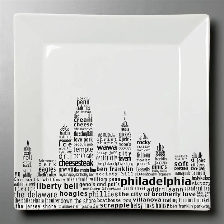 10-3/4" Philadelphia Skyline for wholesale by Dishique