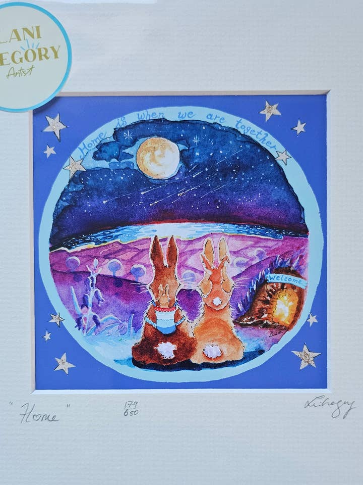 "Home" Edição Limitada por atacado de Lani Gregory - Art