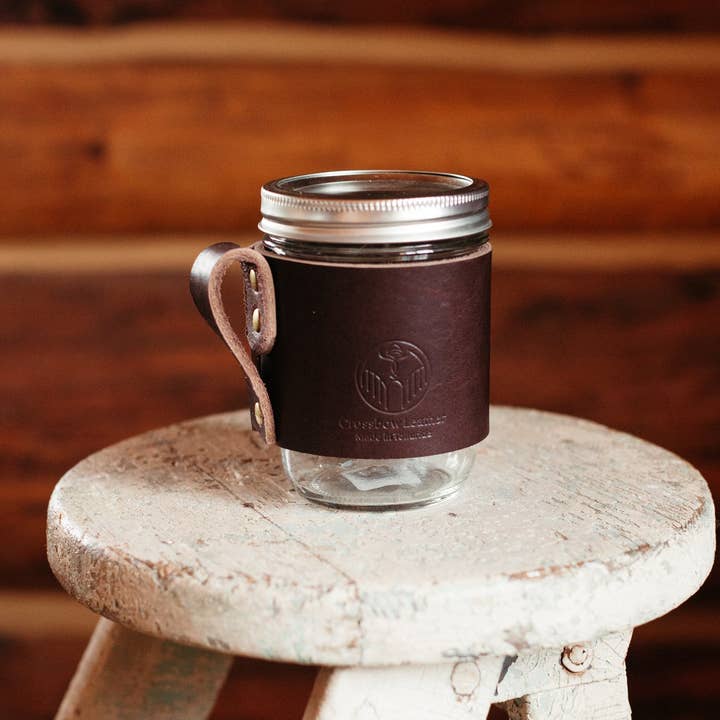 Crossbow Leather - Wholesale Coffee mug - WHOLESALE MASON JAR MUG7
