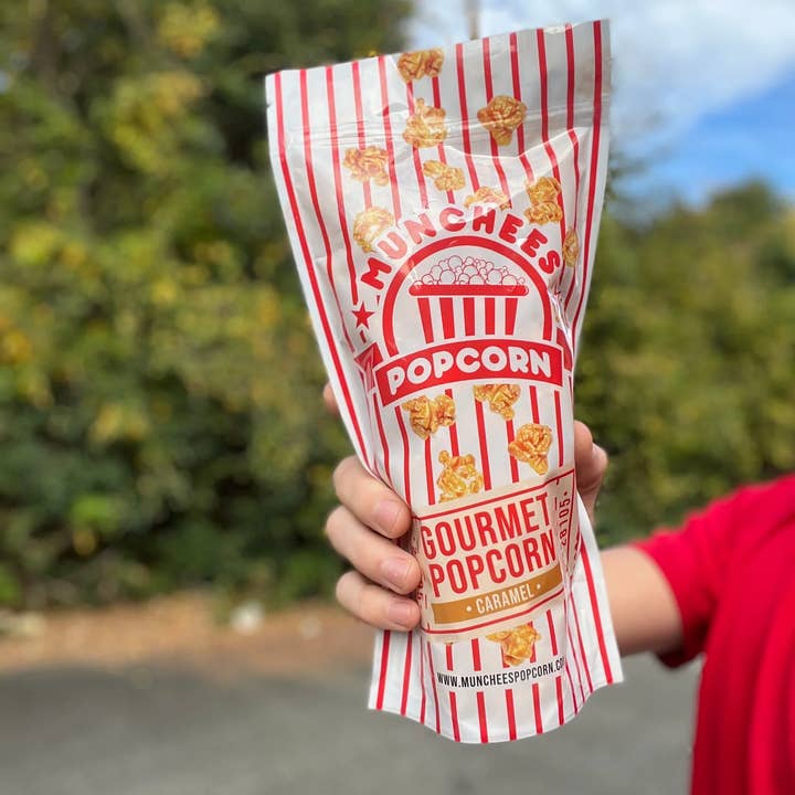 Munchees Popcorn - Wholesale Popcorn - Munchees Snack Bag - Caramel Corn