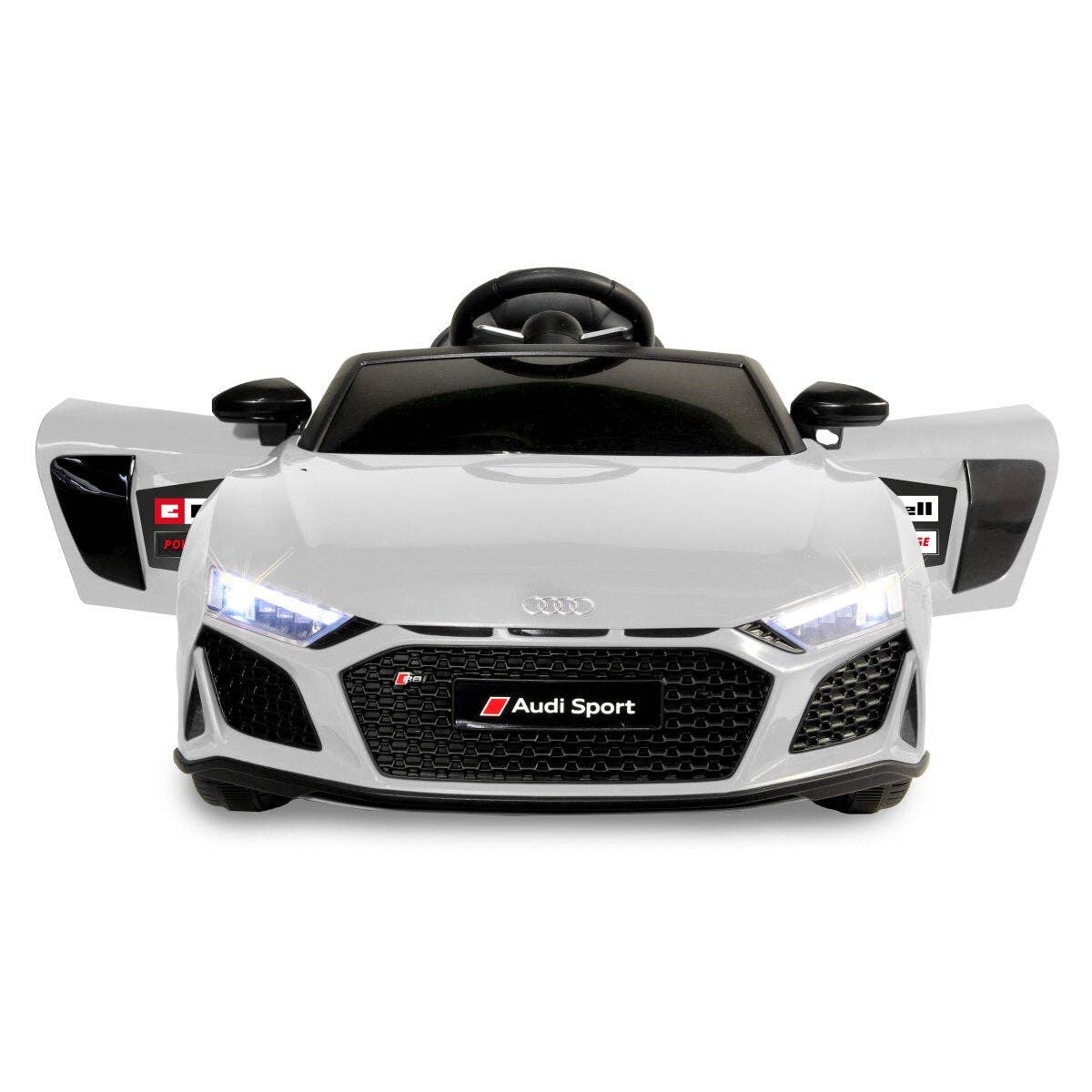 mhw24 - Wholesale Toy Car/Truck - Kids - Ride-on Audi R8 Spyder 18V white Einhell Power X-Change including starter kit9
