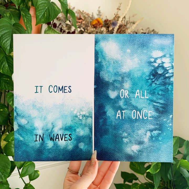 It Comes in Waves Print (8" x 10) for wholesale by Jess Weymouth