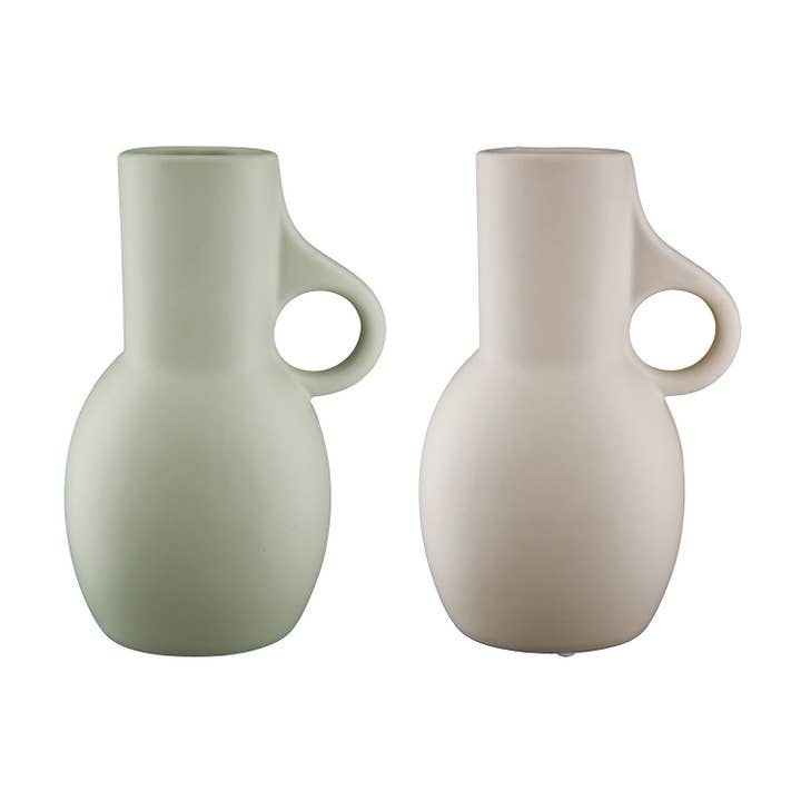 Vaso manipulado “Opaco” com 2 asas H.30cm por atacado de Gilde Handwerk Macrander GmbH & Co. KG