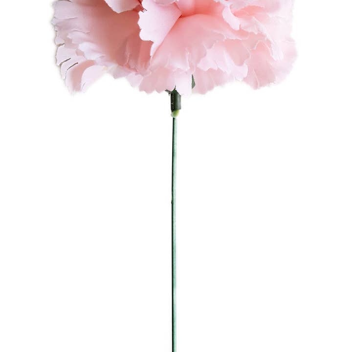 BRANDELIA - Vente Fleurs artificielles - Poil fleur d'oeillet flamenco Ø9cm · Rose pâle