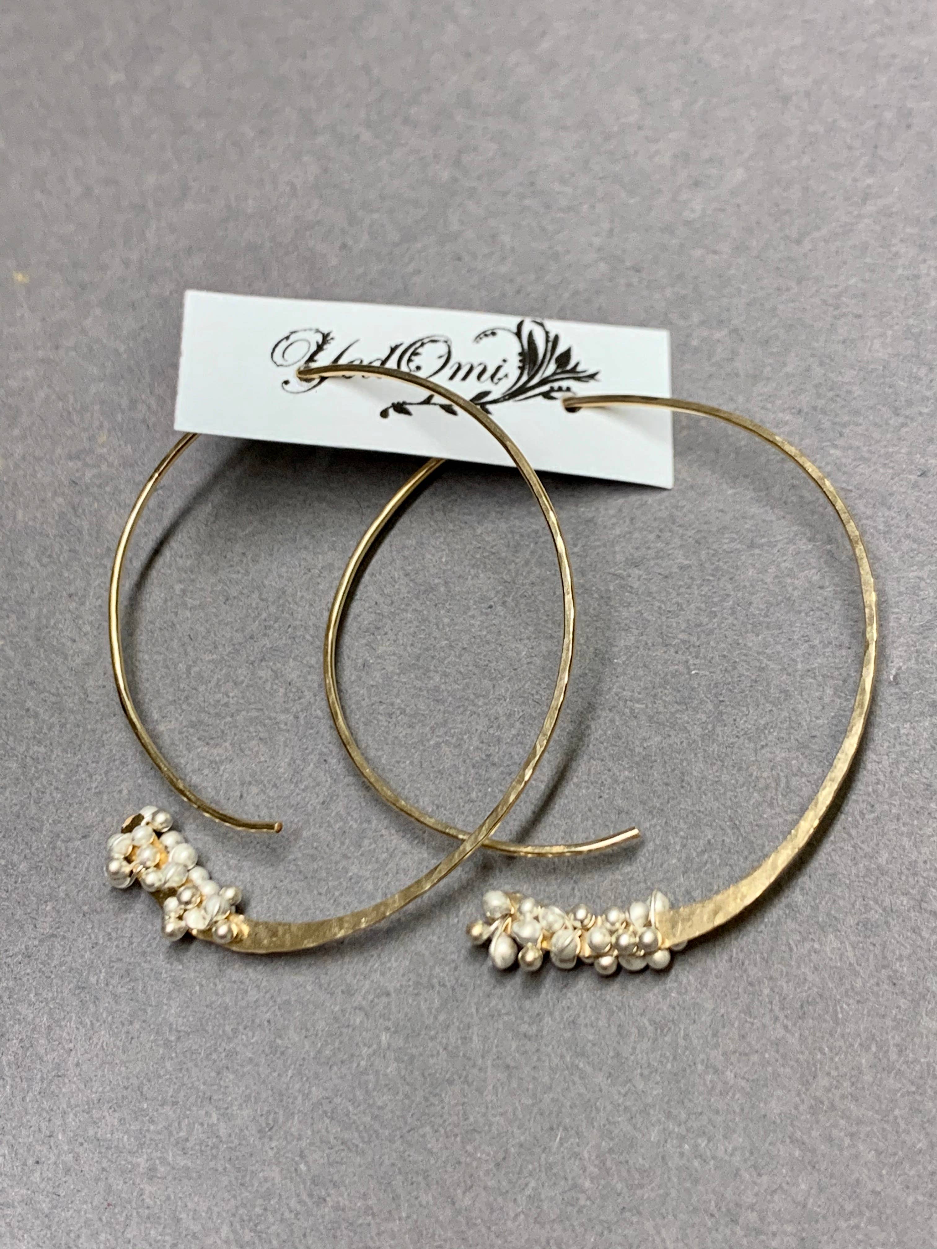 YedOmi Jewelry - Wholesale Hoop Earrings - Blooming Hoops- Small1