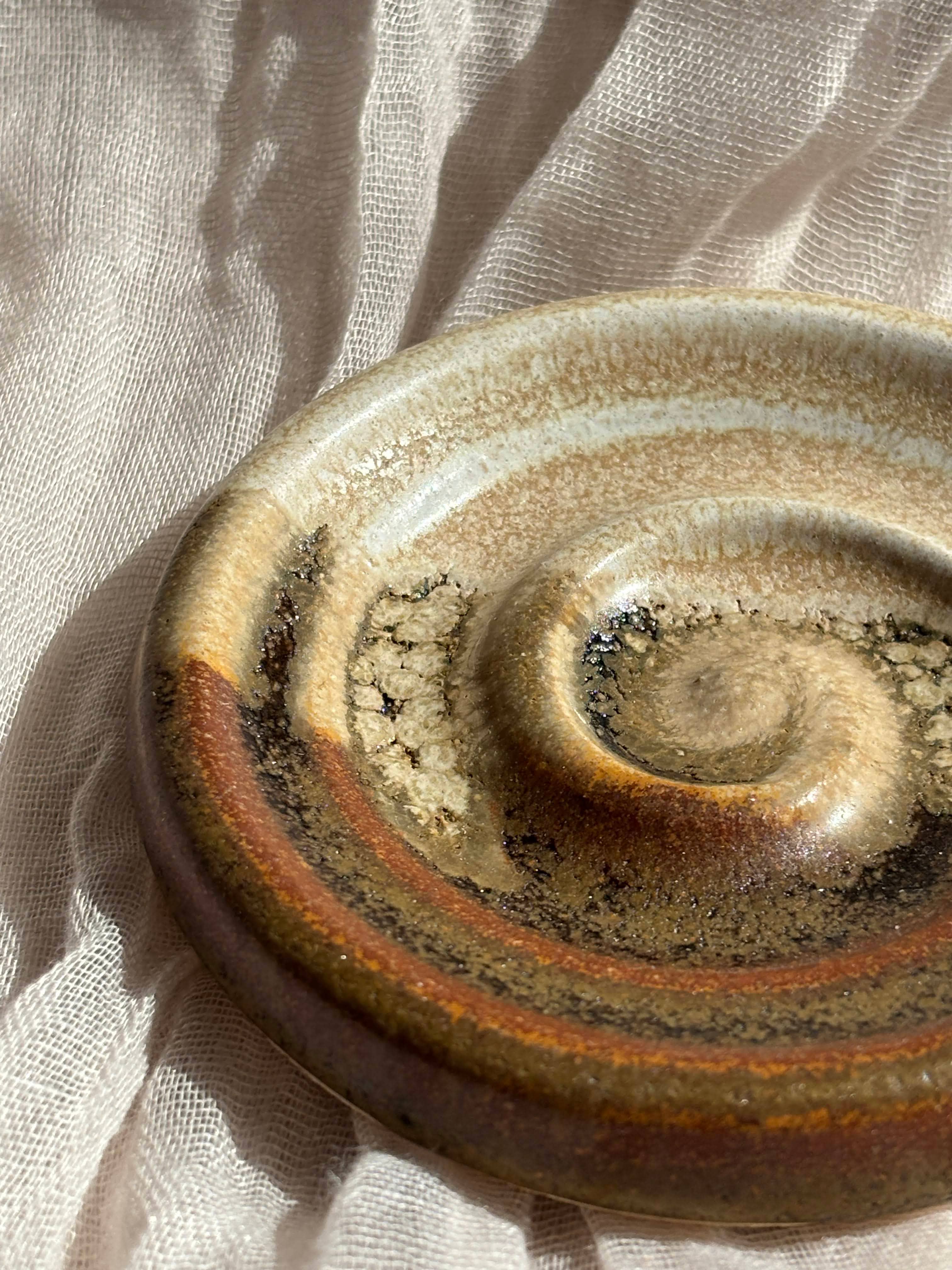 Charlotte Manser Ceramics - Wholesale Bath Soap Dish - Sandstorm Mini Soap Dish1