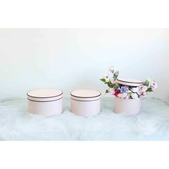 Elegant Design Supply - Wholesale Gift Box - French Inspired Round Flower Box15