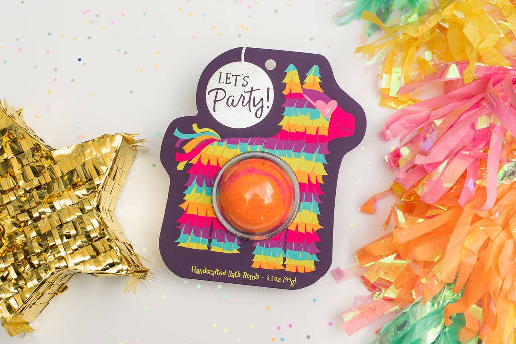 Cait + Co - Wholesale Bath Bomb/Fizz - Let's Party Pinata Clamshell Bath Bomb4