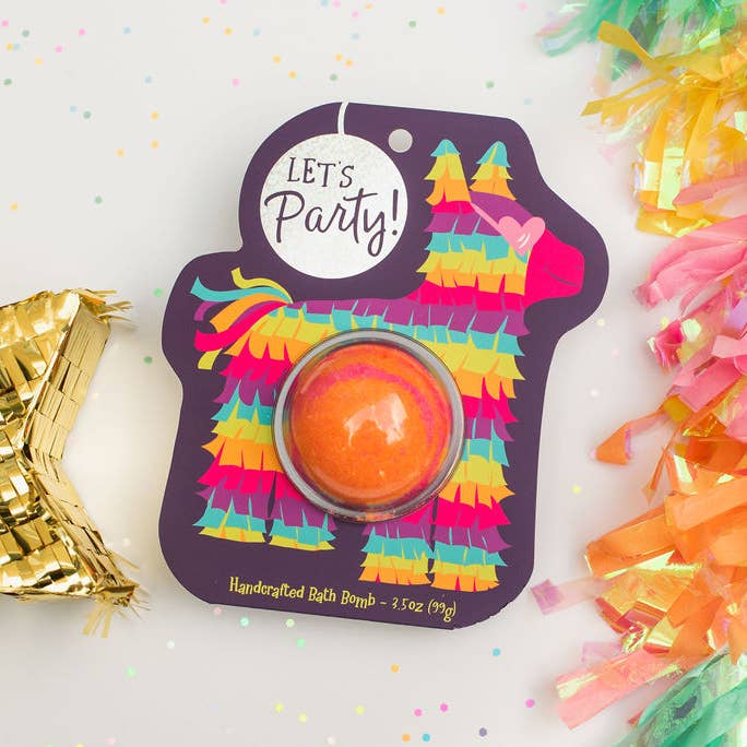Cait + Co - Wholesale Bath Bomb/Fizz - Let's Party Pinata Clamshell Bath Bomb4