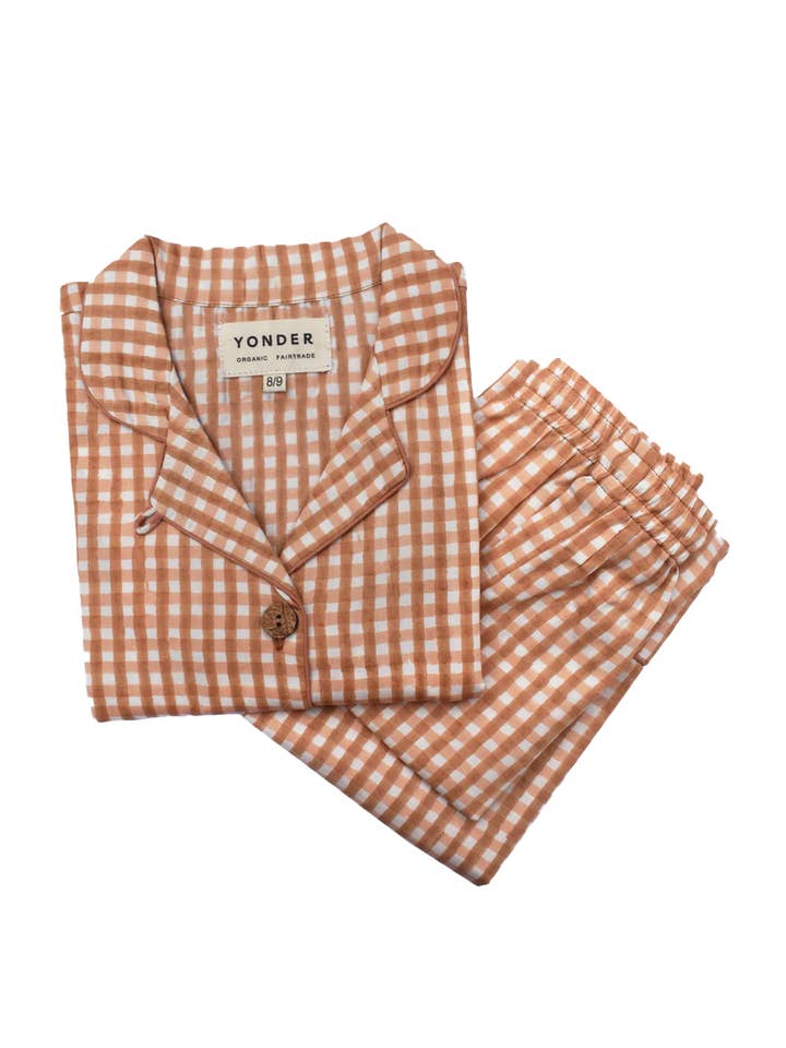 Junior Bio-Baumwollpyjama | Fudge für den Großhandel von YONDER.