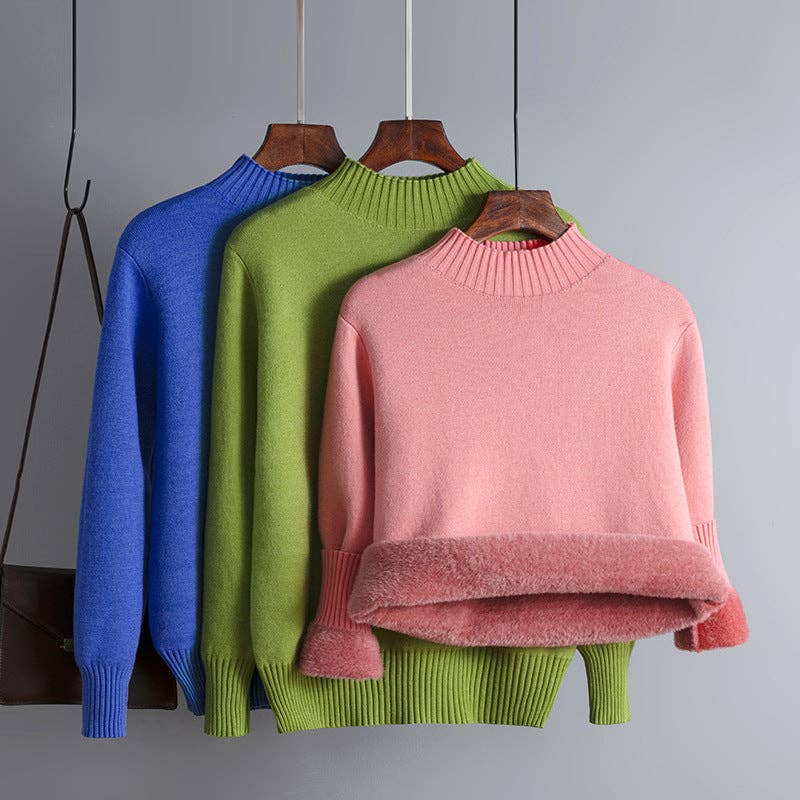 Marayn - Wholesale Knit Sweater - Women's - Korean Winter Knit Plush Warm Slim Fit1