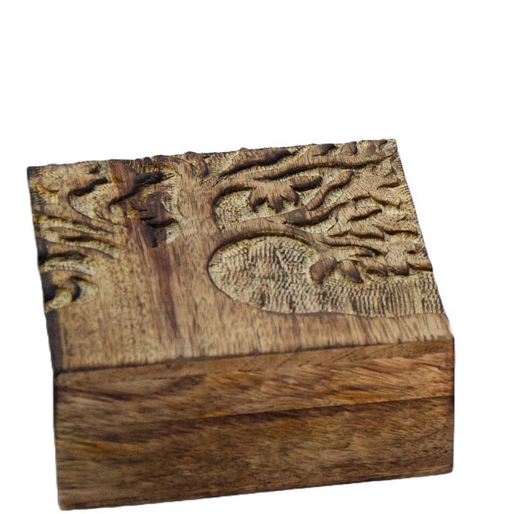 Wooden Tree Box - Imperfection Sale for wholesale by Hopes Unlimited