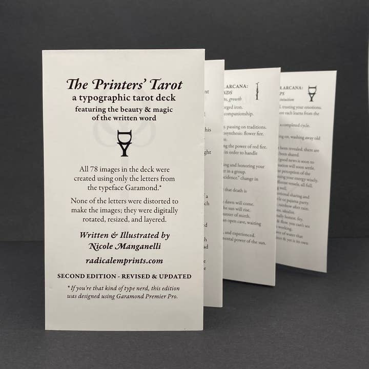 radical emprints – wholesale Tarot cards – The Printers' Tarot: Second Edition